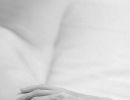 hand on breast